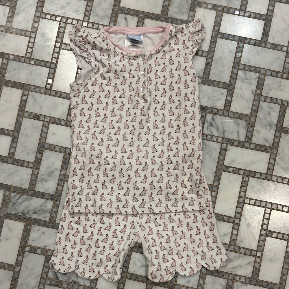 Bella Bliss Pima Bunny PJ’s Size 8